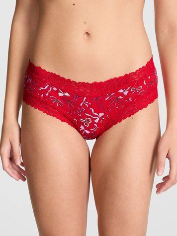 Трусики-чіки Lace-Trim Cheeky Panty
