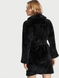 Черный плюшевый халат Victoria’s Secret Logo Short Cozy Robe, M\L