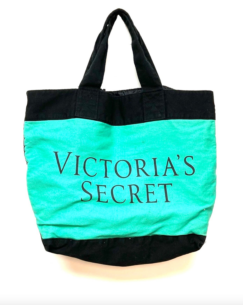 Зелена пляжна сумка Victoria’s Secret Beach Tote