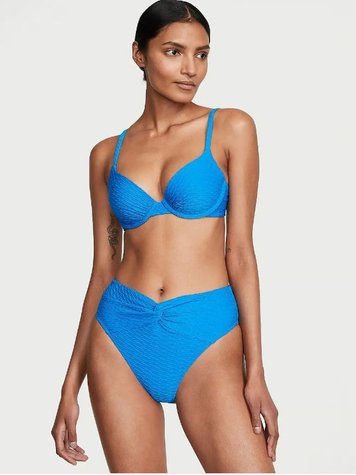 Синий раздельный купальник Victoria's Secret Mix-and-Match Twist, 34B, XS