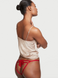 Жіночі червоні мереживні трусики Victoria's Secret Band of Lovers Bikini Panty, M