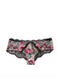 Женские кружевные трусики с цветочным принтом Victoria's Secret Wild Roses Cheeky Panty, XS