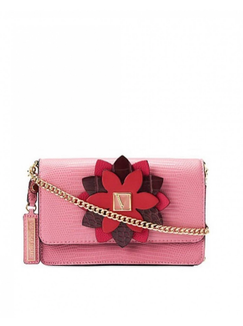 Розовая сумка Victoria’s Secret The Victoria Medium Shoulder Bag