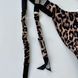 Леопардовый пояс со стразами для чулок Victoria's Secret Shine Strap Garter Belt, XS\S