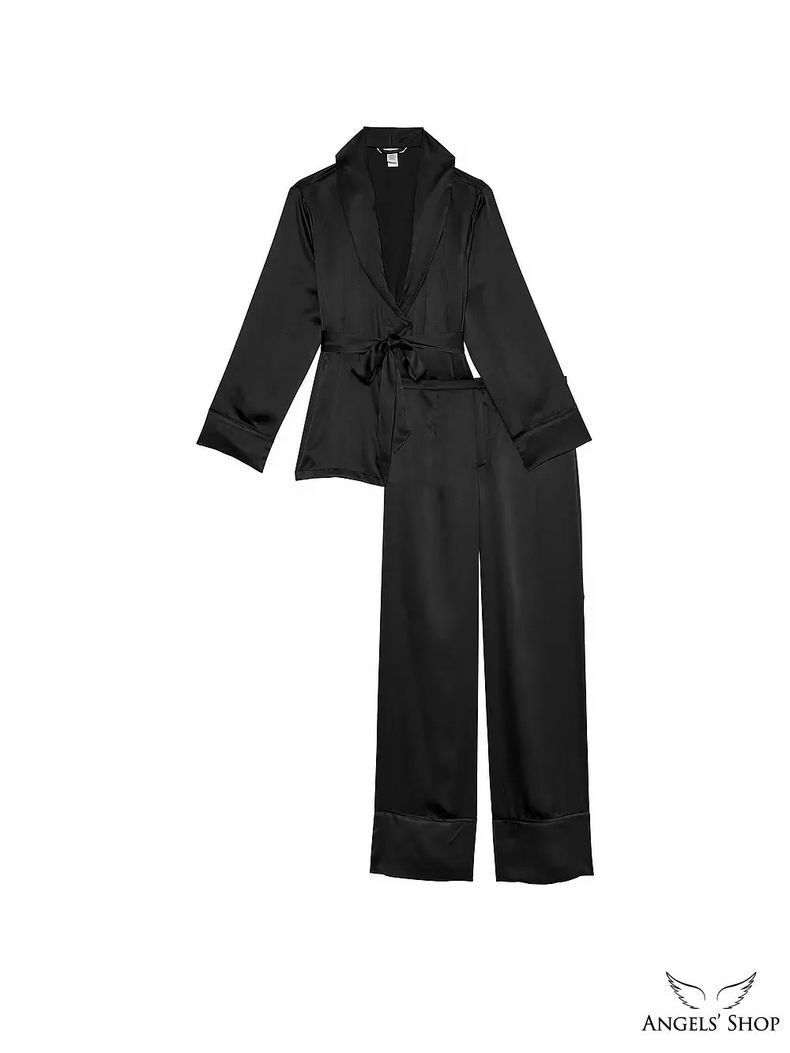 Сатиновая пижама Satin Long Pajama Set Victoria's Secret
