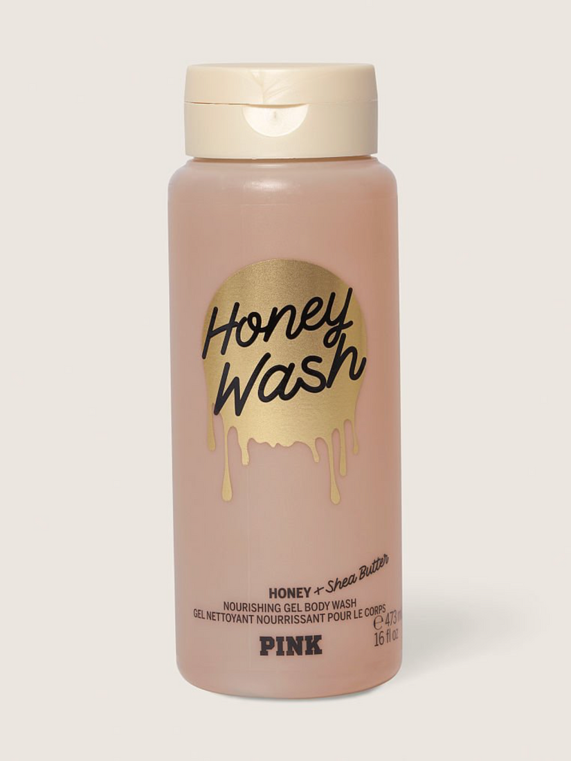 Скраб гель для душа Honey Wash Pink Victoria's Secret