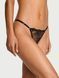 Трусики стринги Rose Lace Adjustable V‑String Panty чорний