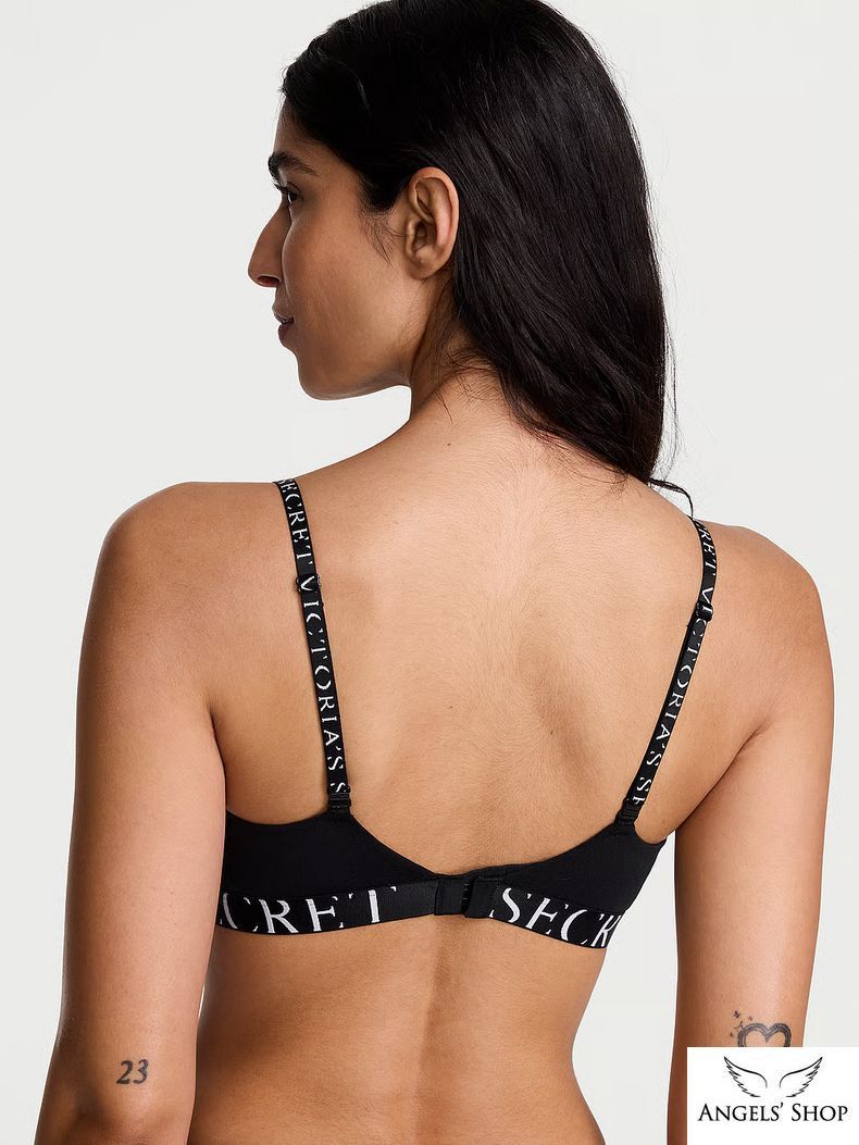 Бюстгальтер Cotton Exploded Logo Lightly Lined Wireless Bra, 34C