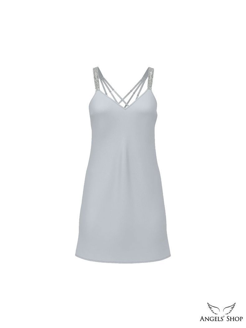 Сатиновий пеньюар Gradient Shine Strap Satin Slip Dress Victoria's Secret