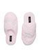 Тапочки Pink Faux-Fur Closed-Toe Slippers, M