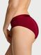 Бордові трусики-сліпи Logo Cotton Heart Shine Patch Hiphugger Panty Victoria's Secret бордовый