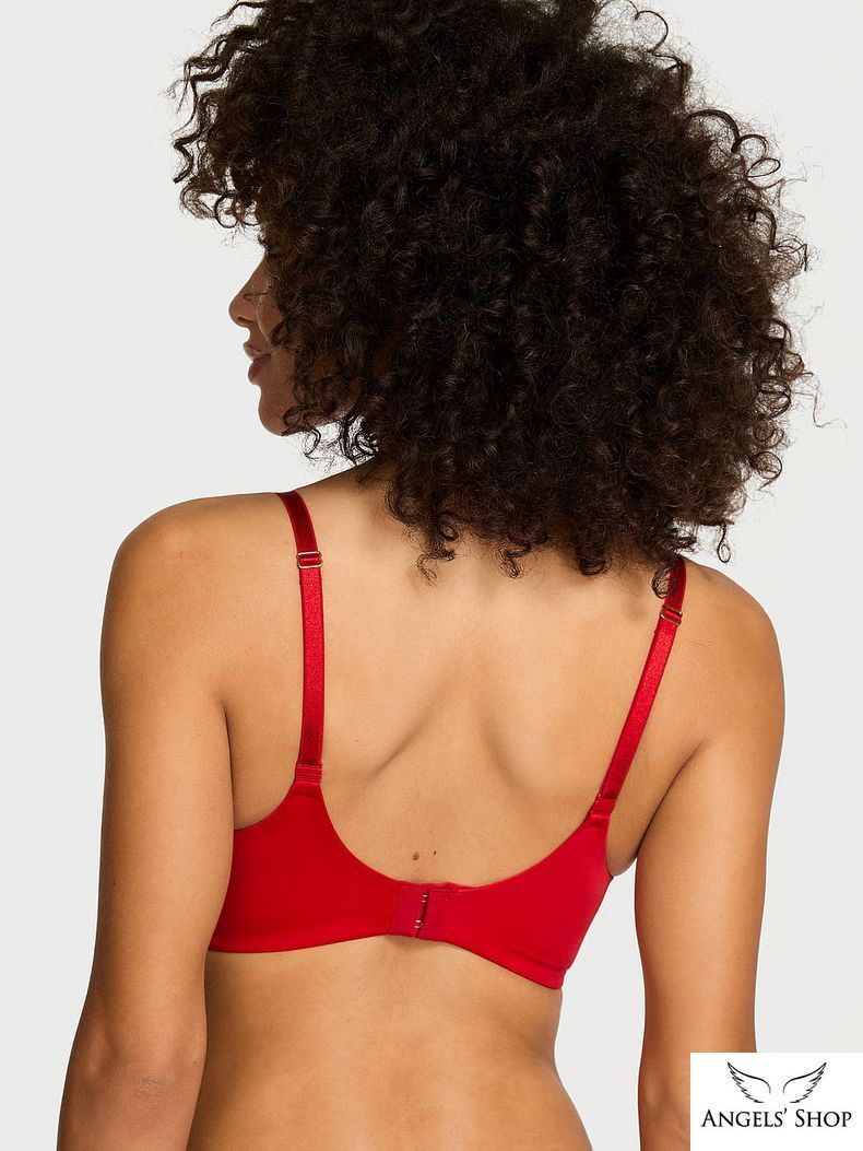 Бюстгальтер Victoria's Secret So Obsessed Smooth Wireless Push-Up Bra червоний