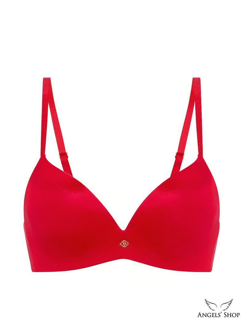 Бюстгальтер Victoria's Secret So Obsessed Smooth Wireless Push-Up Bra червоний