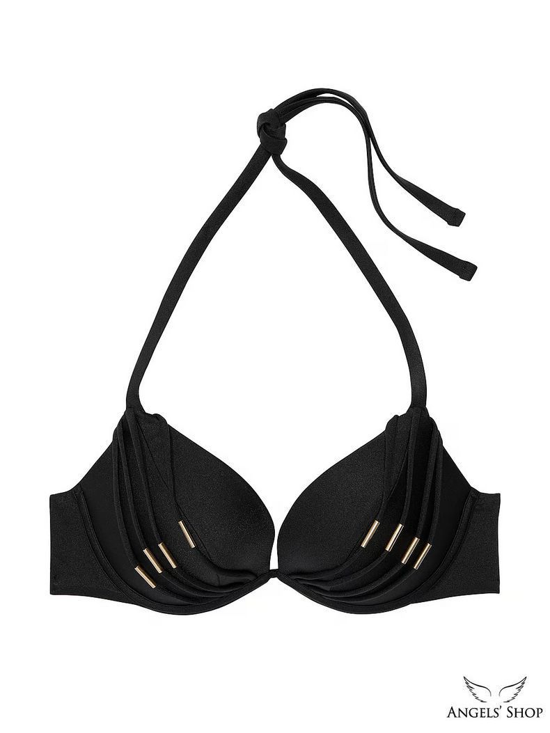 Чорний роздільний купальник Banded Push-Up Bikini Victoria's Secret