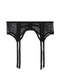 Черный кружевной пояс для чулок Victoria's Secret Luxe Lingerie Garter, M\L