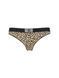 Леопардові трусики-стрінги Logo Cotton Shine Patch Thong Panty леопардовий