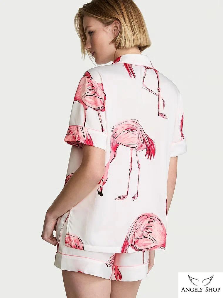 Пижама Signature Satin Short Pajama Set