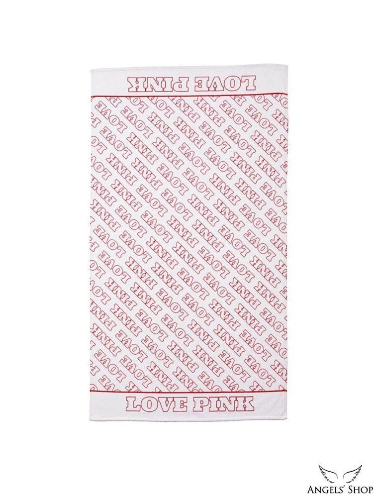Полотенце пляжное Victoria's Secret Love PINK Terry Towel