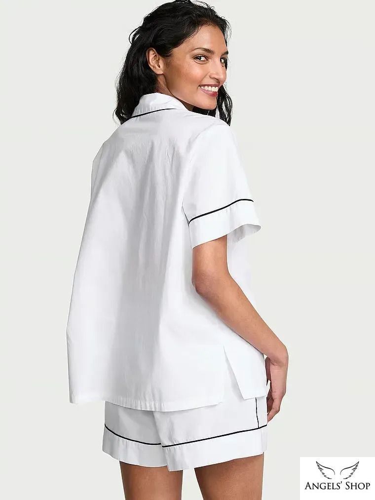 Пижама Heritage Cotton Short Pajama Set Victoria's Secret