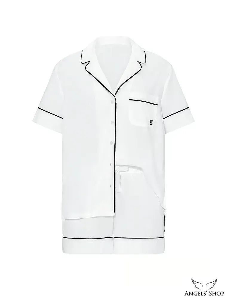 Пижама Heritage Cotton Short Pajama Set Victoria's Secret