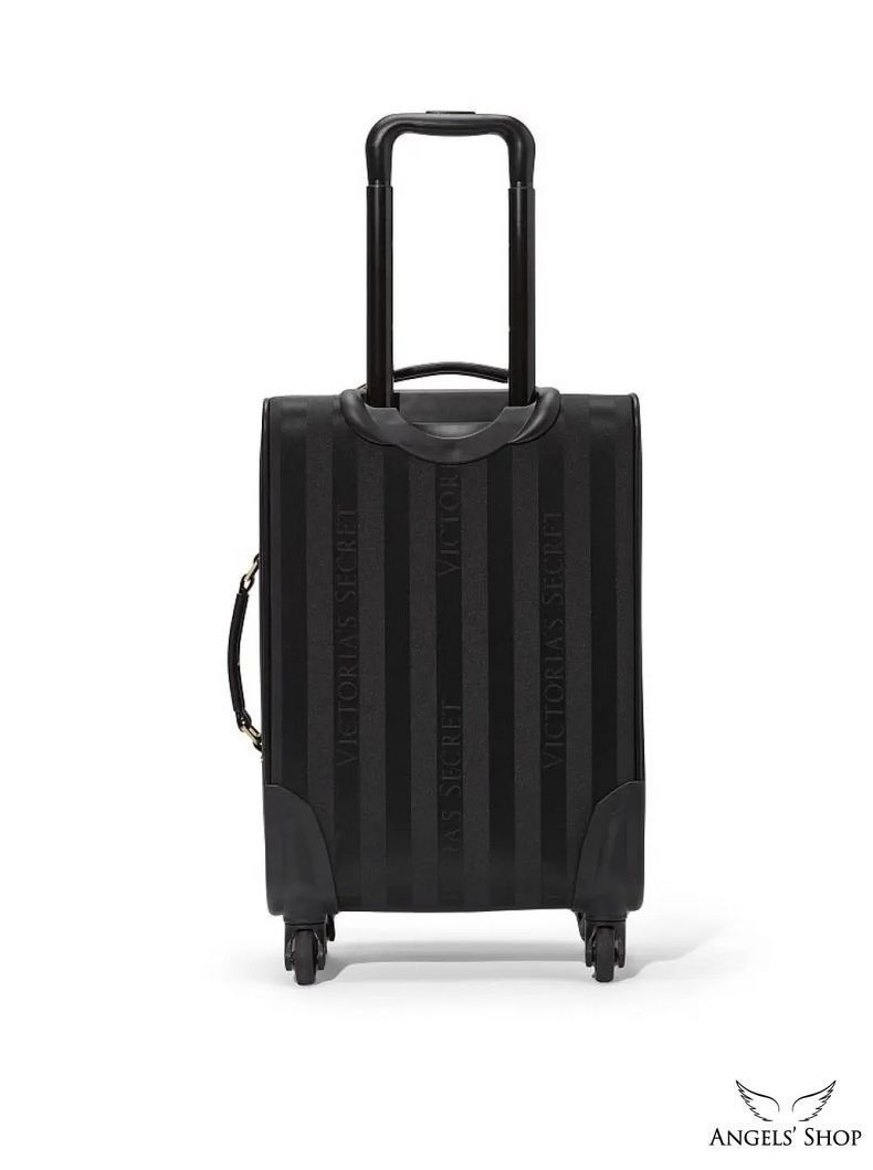 Валіза Victoria's Secret Black Stripe Carry On Rolling Luggage