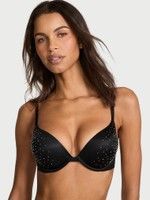 Бюстгальтер Bombshell Add-2-Cups Sparkle Crystal Shine Strap Push-Up Bra черный