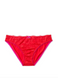 Жіночі червоні трусики з мереживом Victoria's Secret Lace Front Bikini Panty, XS