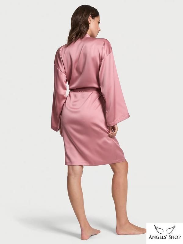 Сатиновый халат Satin Midi Robe Victoria&rsquo;s Secret, XS\S