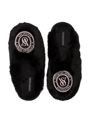 Тапочки Closed-Toe Faux Fur Slippers Victoria's Secret, M
