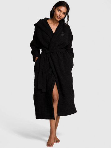 Халат Cozy Chenille Hooded Long Robe Victoria's Secret
