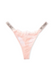 Жіночі мереживні трусики зі стразами Victoria's Secret Bombshell Shine Strap Thong Panty Lace, XS