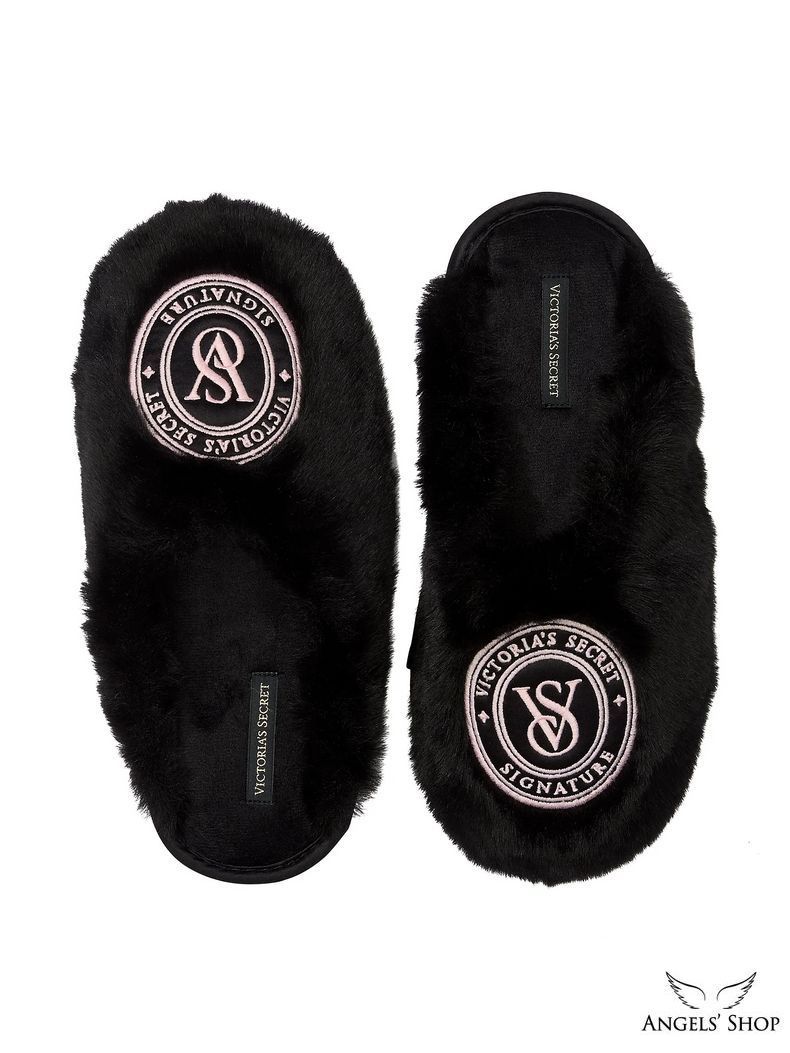 Тапочки Closed-Toe Faux Fur Slippers Victoria's Secret, M