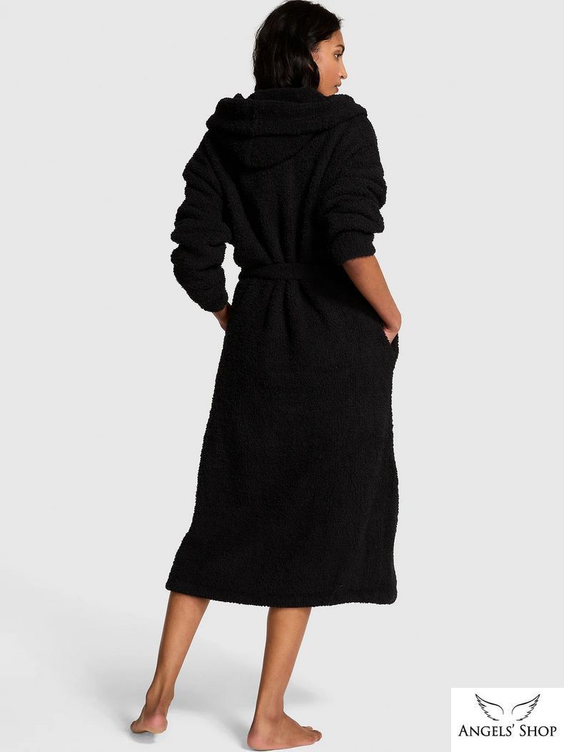 Халат Cozy Chenille Hooded Long Robe Victoria's Secret