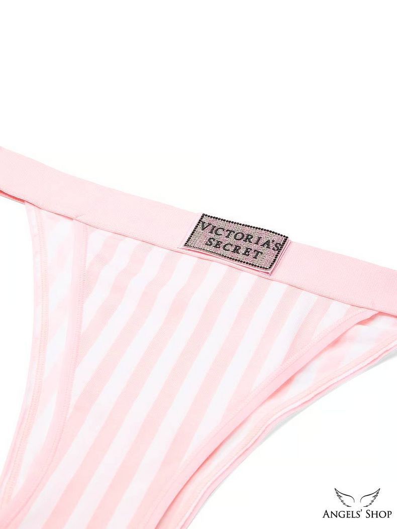 Трусики-бразиліани FS 2026 Logo Cotton Shine Patch 90s Brief Panty в смужку