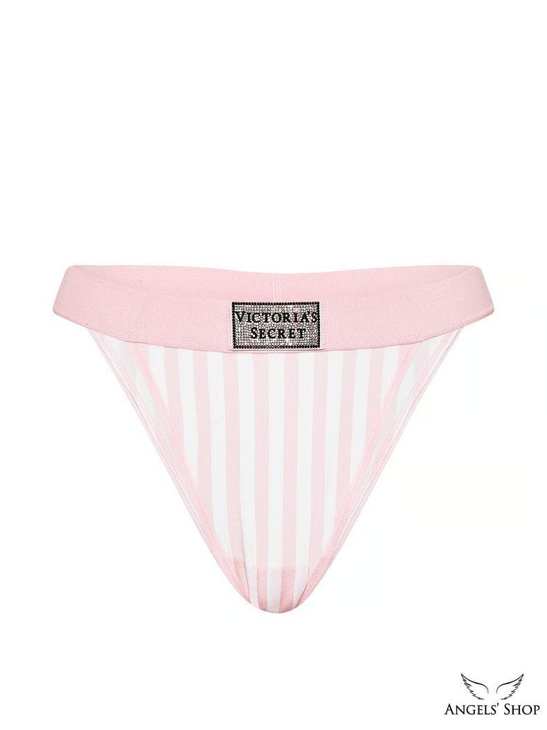 Трусики-бразиліани FS 2026 Logo Cotton Shine Patch 90s Brief Panty в смужку