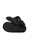 Тапочки Pink Faux Fur Closed-Toe Slippers Black, XL