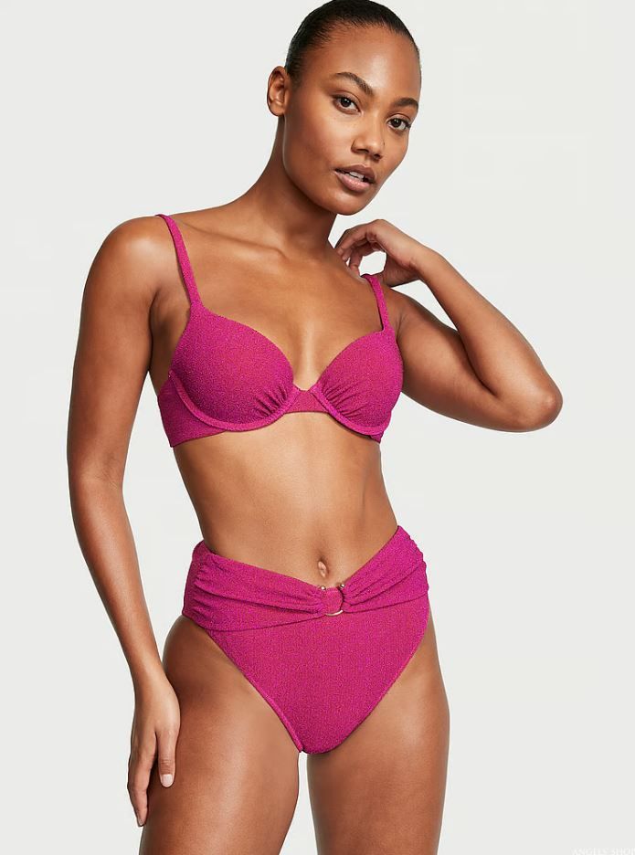 Рожевий роздільний купальник Victoria's Secret Mix-and-Match Twist, 32B, XS