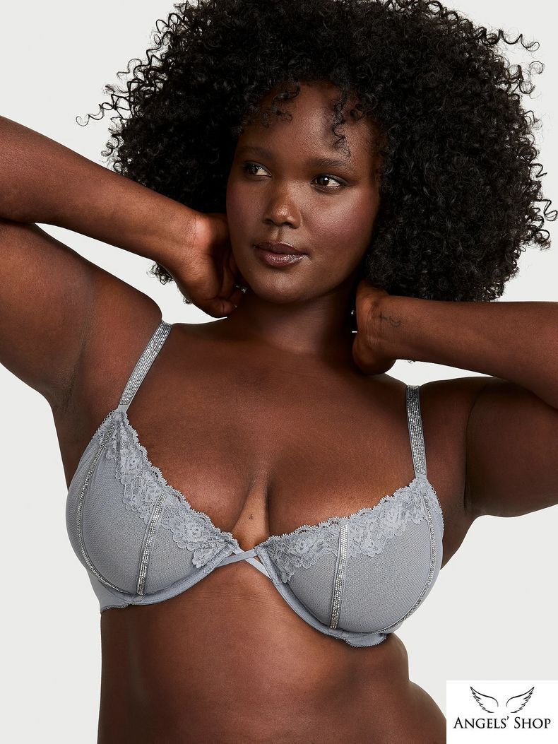 Бюстгальтер Sheer Shine Rose Unlined Low-Cut Demi Bra, 34DD