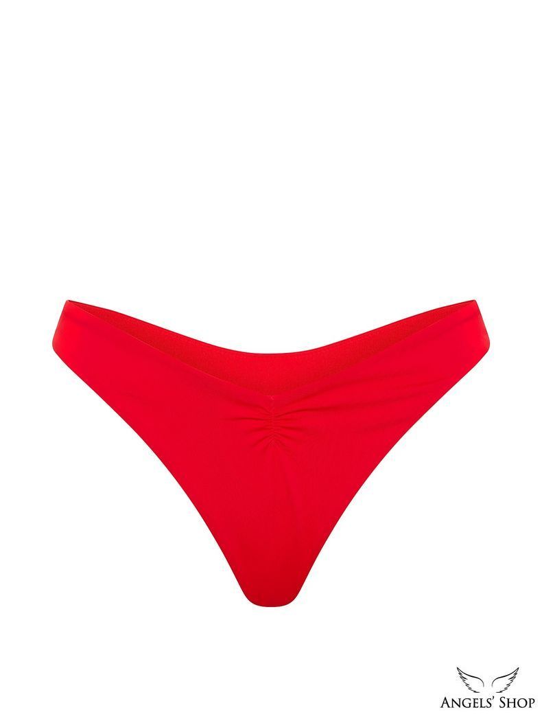 Роздільний купальник Twist Push-Up Bandeau Bikini Victoria's Secret, червоний, 34A, XS