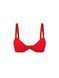 Червоний бюстгальтер Logo Shine Strap Lightly Lined Low-Cut Demi Bra червоний