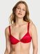 Червоний бюстгальтер Logo Shine Strap Lightly Lined Low-Cut Demi Bra червоний