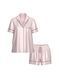 Сатиновая пижама Glazed Satin Short Pajama Set Victoria's Secret