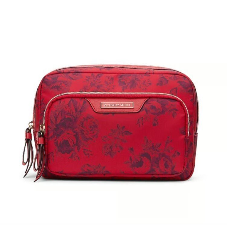 Красная косметичка Victoria’s Secret Glam Bag Signature