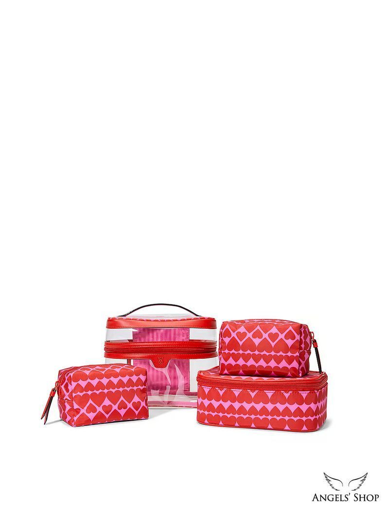 Набір з 4 косметичок Makeup Bag Victoria's Secret