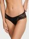 Чорні трусики-чіки Rose Lace Overlay Cheeky Panty чорний
