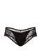 Чорні трусики-чіки Rose Lace Overlay Cheeky Panty чорний