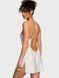 Сатиновий пеньюар Satin Open-Back Slip Dress Victoria's Secret