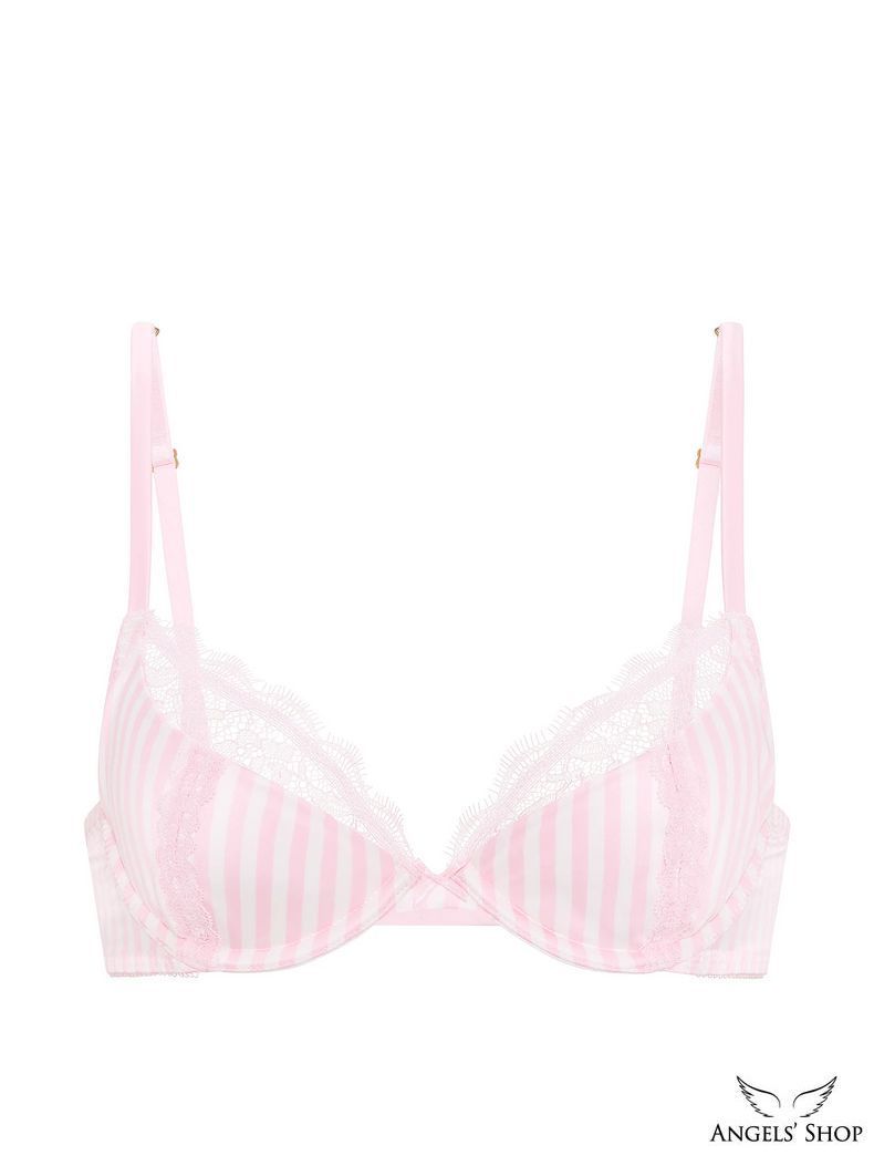 Бюстгальтер Tease Satin Lace-Trim Half-Cup Demi Bra