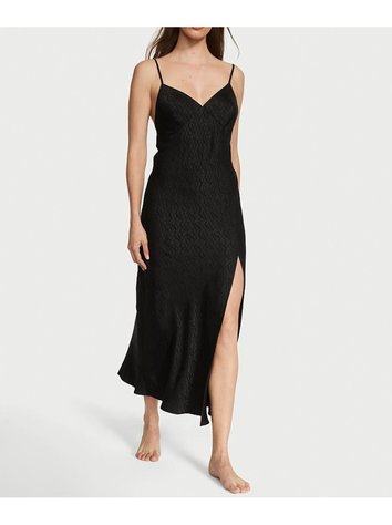 Платье/Ночная Рубашка Слип Дрес Victoria's Secret Icon Satin Midi Slip, S