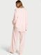 Піжама Flannel Oversized Long Pajama Set в смужку